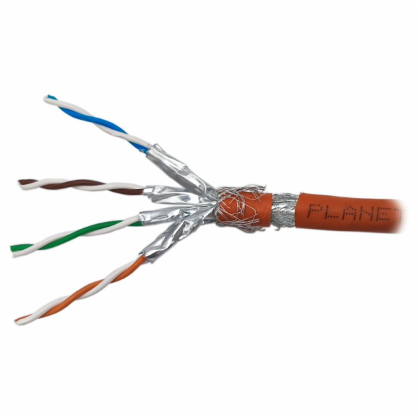 PLANET kabel SFTP, drát, Cat 6A, 4p, 500MHz, B2cas1d1a1 L...