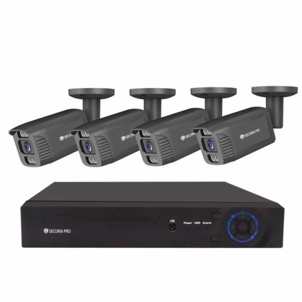 Kamerový set Securia Pro NVR4CHV8S-B SONY smart, IP,4 kam...