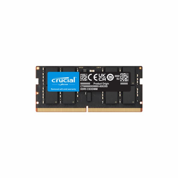 Crucial/CSODIMM DDR5/16/6400MHz/CL52/1x16GB