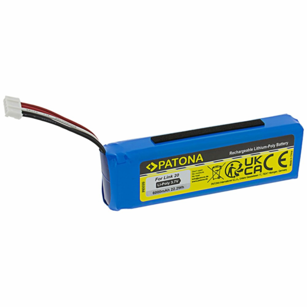 PATONA baterie pro reproduktor JBL Link 20 6000mAh 3,7V L...