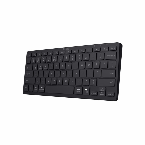 TRUST Klávesnice Nado II, Membránová, Bezdrátová, černá
