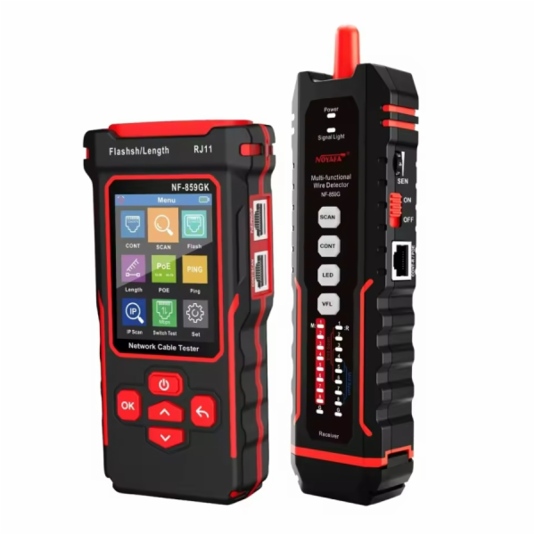 W-Star Tester kabelů RJ45 WSNF-859GK, VFL, RJ45/RJ11, POE...