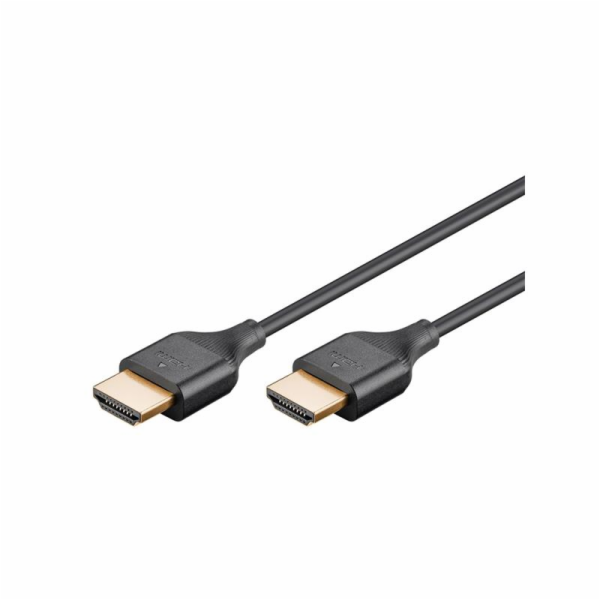 goobay Slim High-Speed-HDMI-Kabel mit Ethernet, 4K @ 60Hz