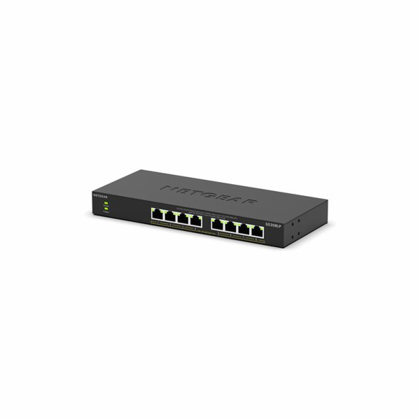 NETGEAR 300 Series GS308LP - Prepínac - essentials - nerí...