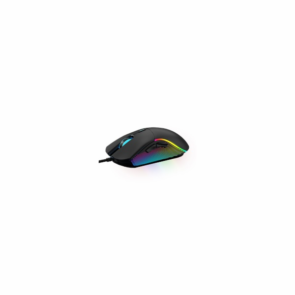 WG - Herní drátová RGB myš WG Chameleon III., RGB LED, černá