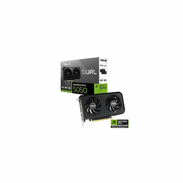 ASUS VGA NVIDIA GeForce RTX 5050 DUAL OC 8G, 8G GDDR6, 3x...
