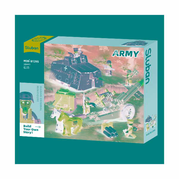 Sluban Army M38-B1295 Tank WWI 47Vs