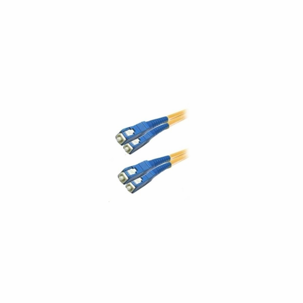 Duplexní patch kabel SM 9/125, OS2, SC-SC, LS0H, 1,5m