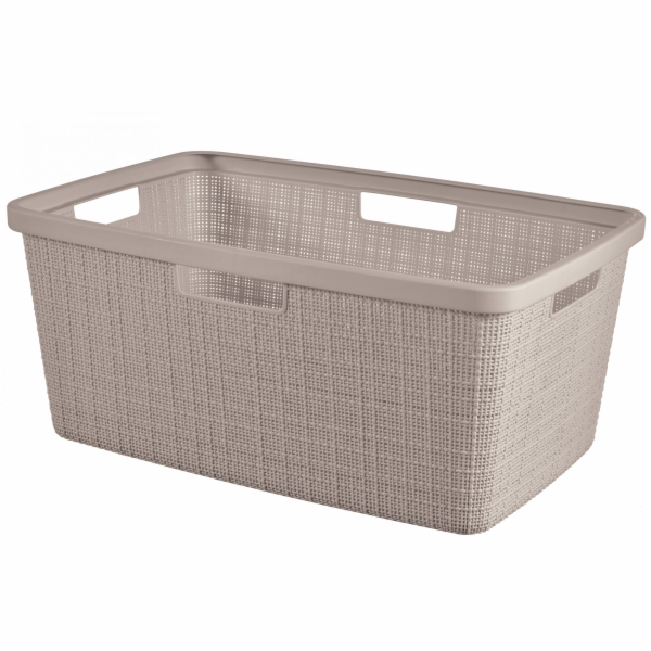 Koš na prádlo Curver Jute 46L taupe