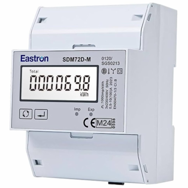 Eastron SDM72D-M-2-MID, Multifunkční elektroměr s obousmě...