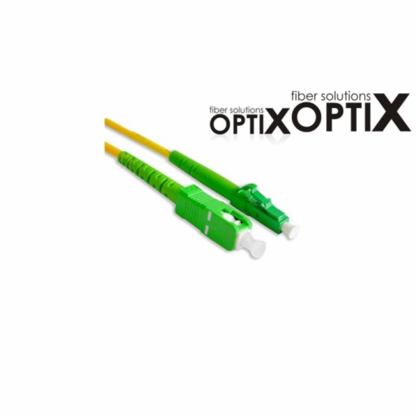 OPTIX SC/APC-LC/APC optický patch cord 09/125 3m simplex