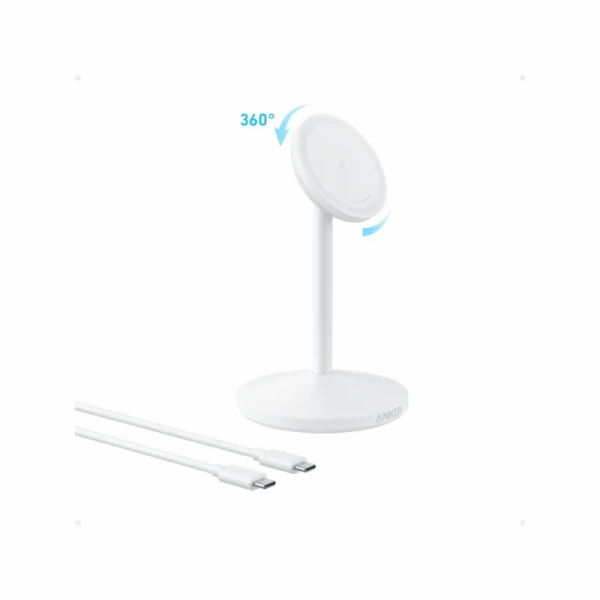Bezdrátový nabíjecí stojánek Anker MagGo A25X1 15W bílý