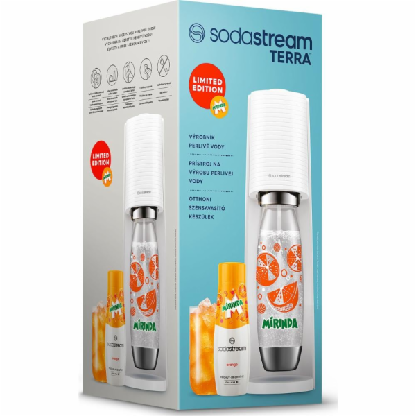 Sodastream Sada výrobníku TERRA White Mirinda Mpack