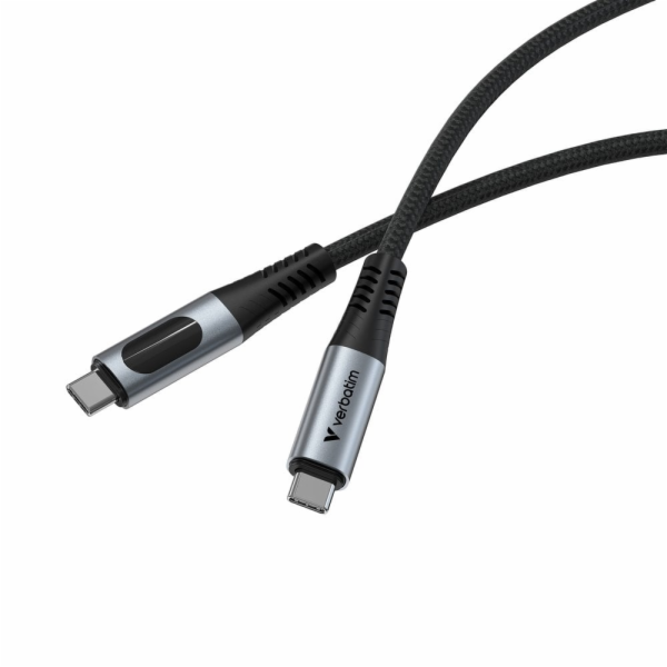 Verbatim USB-C->C kabel Sync & Charge s ukazatelem napáje...