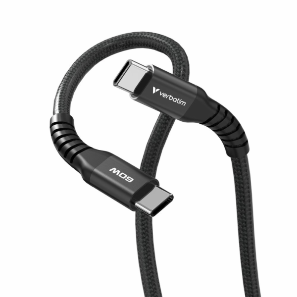 Verbatim USB-C->C magnetický kabel Sync & Charge 60W černý