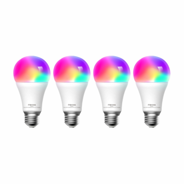 Chytrá LED žárovka Meross MSL120 WiFi (HomeKit) (čtyřbalení)