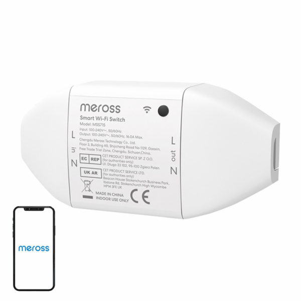 Chytrý WiFi přepínač Meross MSS715MA-UN (Matter)