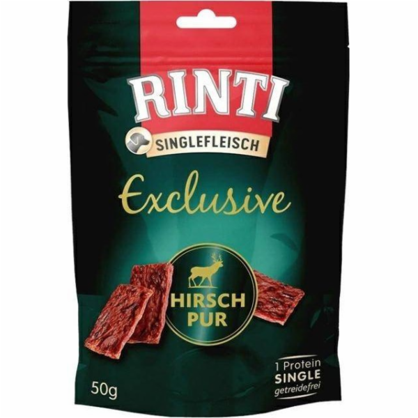RINTI Singlefleisch Exclusive Deer - pamlsek pro psa - 50g