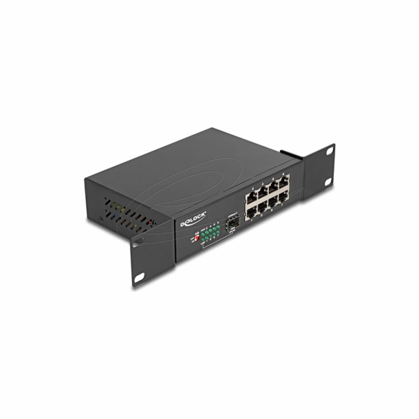 Delock - Prepínac - 10" - 8 x 10/100/1000 + 1 x Gigabit S...