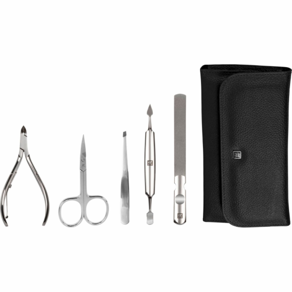 Zwilling CLASSIC INOX Press Stud Case, black, 5 pcs.