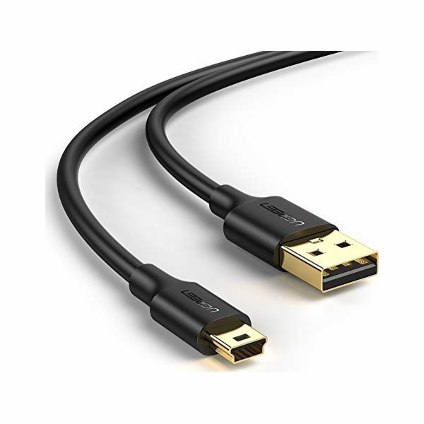 Ugreen kabel USB - mini USB 480 Mbps 3 m US132 (černý)