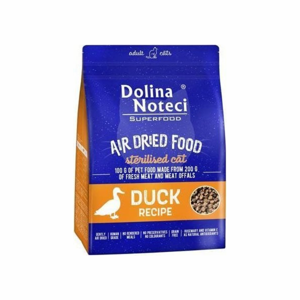 DOLINA NOTECI Superfood Sterilised Cat Kachna - sušené kr...