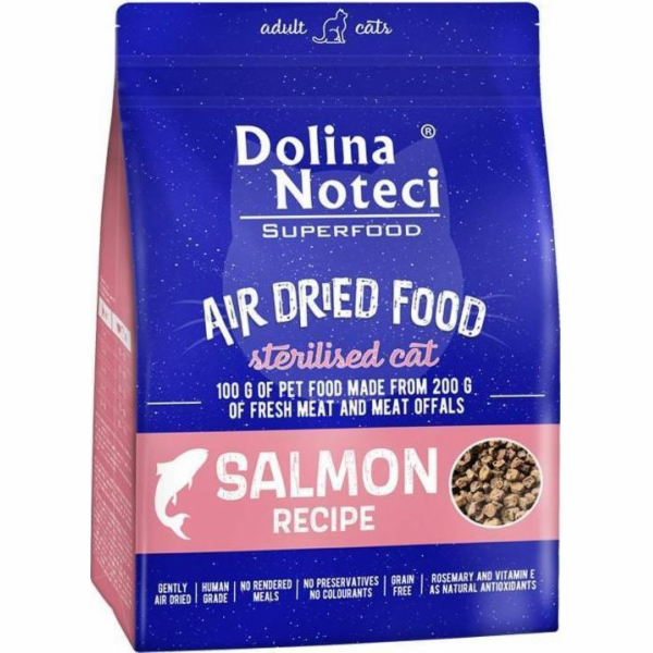 DOLINA NOTECI Superfood Sterilised Cat Losos - sušené krm...