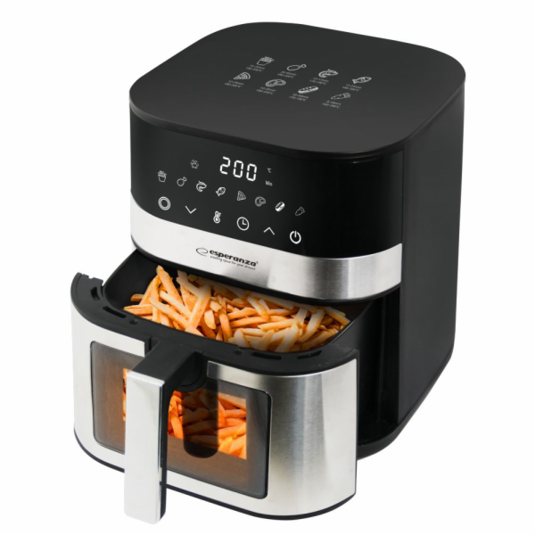 Esperanza EKA003 Fritéza bez tuku 5L, 1400W Inox
