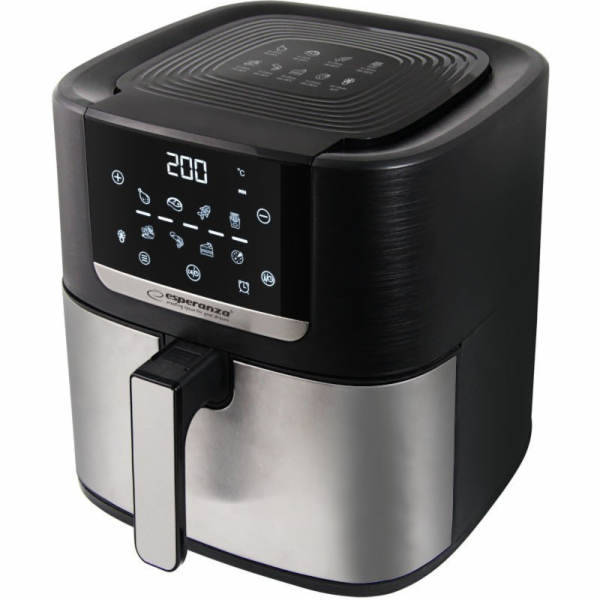 Esperanza EKA004 Fritéza bez tuku 8L, 1700W Inox