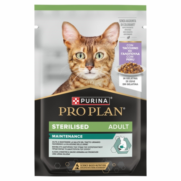 PURINA Pro Plan Sterilised Adult Maintenance Turkey in je...