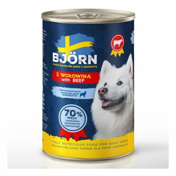 BJORN with beef - vlhké krmivo pro psy - 400g