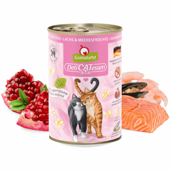 GRANATAPET DeliCATessen Salmon and seafood - mokré krmivo...