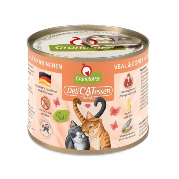 GRANATAPET DeliCATessen Veal and coney - mokré krmivo pro...