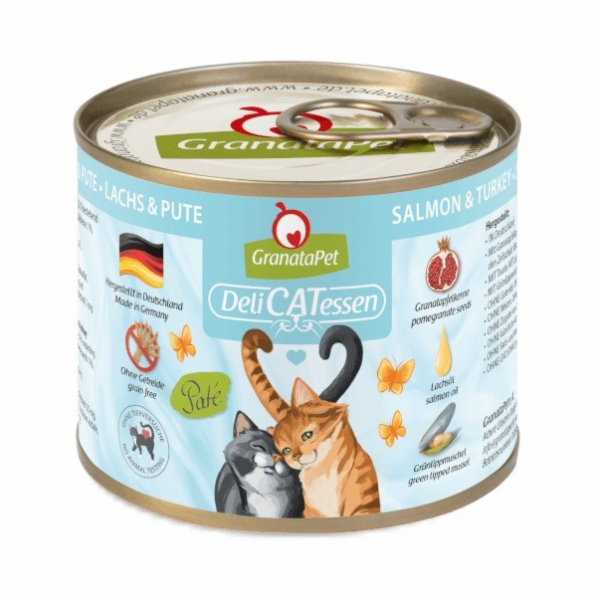 GRANATAPET DeliCATessen Salmon and turkey - mokré krmivo ...