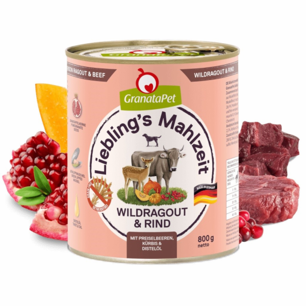 GRANATAPET Liebling s Mahlzeit Vension ragout and beef - ...