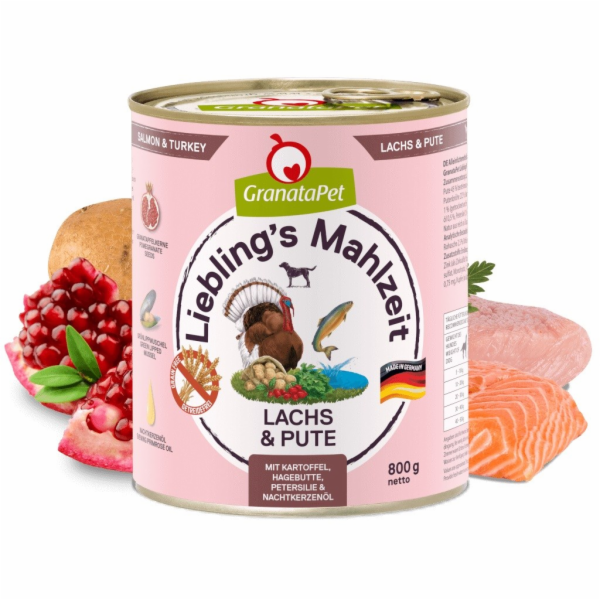 GRANATAPET Liebling s Mahlzeit Salmon and turkey - vlhké ...