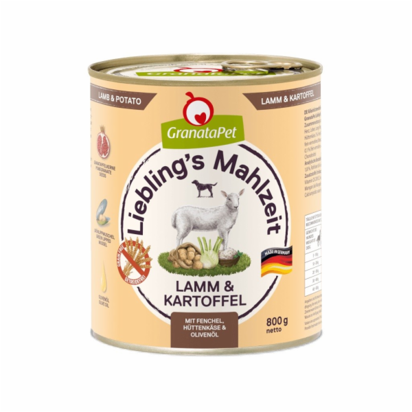 GRANATAPET Liebling s Mahlzeit Lamb and potato - vlhké kr...