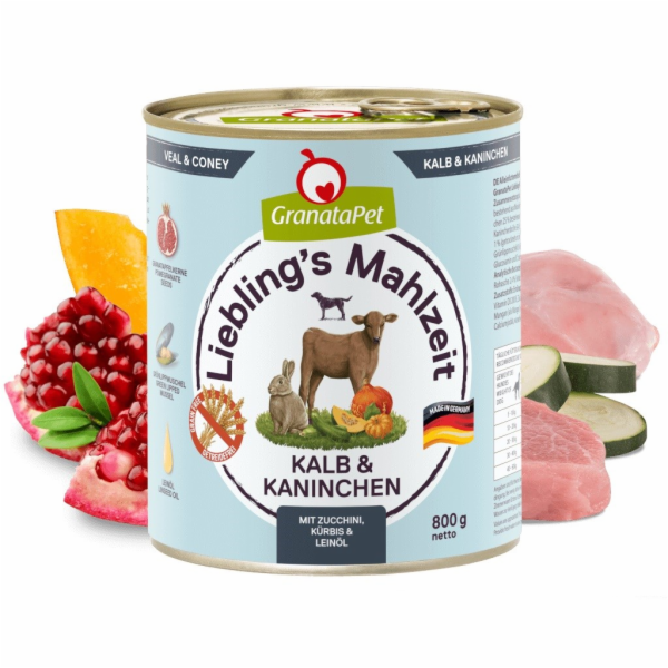 GRANATAPET Liebling s Mahlzeit Veal and coney - vlhké krm...