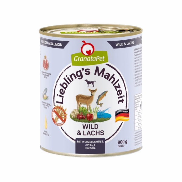 GRANATAPET Liebling s Mahlzeit Venison and salmon - vlhké...
