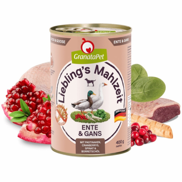 GRANATAPET Liebling s Mahlzeit Duck and goose - vlhké krm...