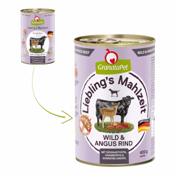 GRANATAPET Liebling s Mahlzeit Venison and angus beef - v...
