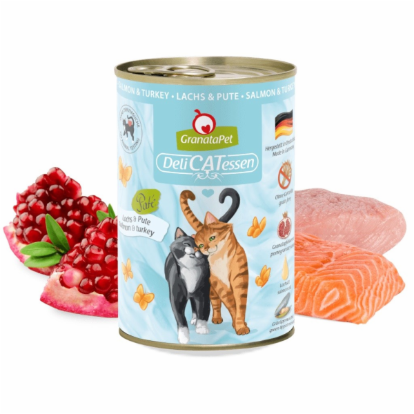GRANATAPET DeliCATessen Salmon and turkey - mokré krmivo ...