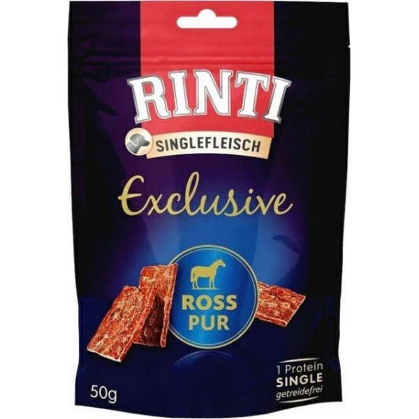 RINTI Singlefleisch Exclusive Horse - pamlsek pro psa - 50g