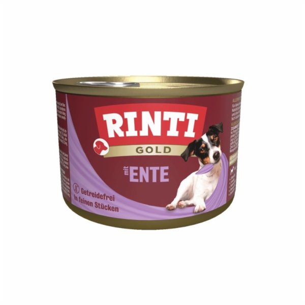 RINTI Gold Duck - vlhké krmivo pro psy - 185g