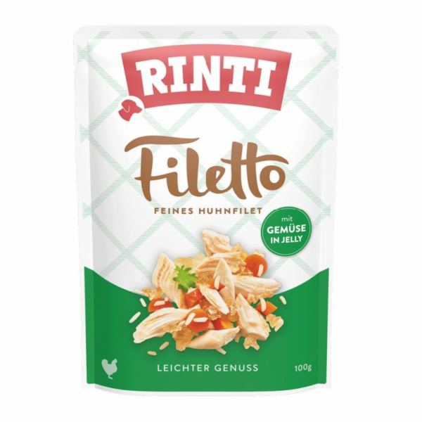RINTI Filetto Chicken fillet with vegetables - vlhké krmi...