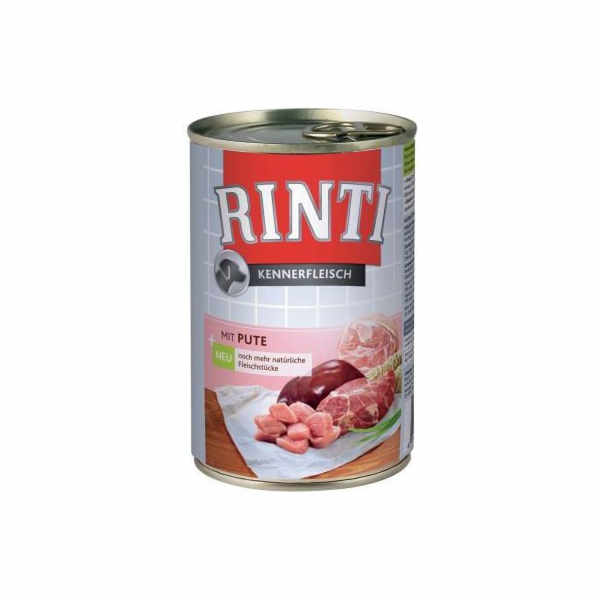 RINTI Kennerfleisch Turkey - vlhké krmivo pro psy - 400g