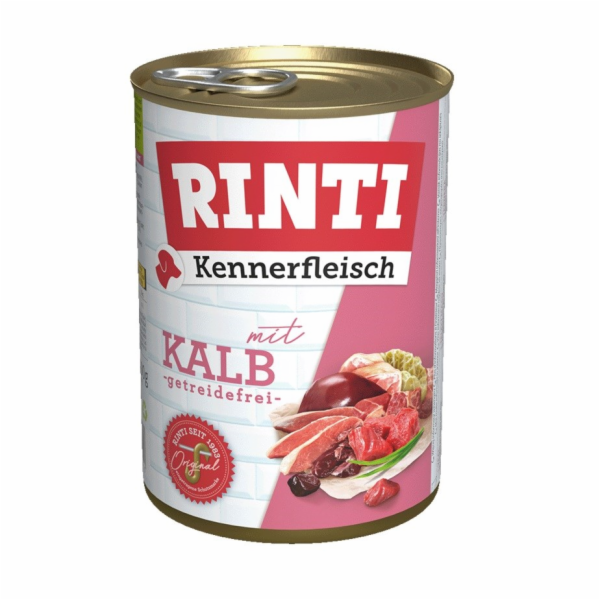 RINTI Kennerfleisch Veal - vlhké krmivo pro psy - 400g
