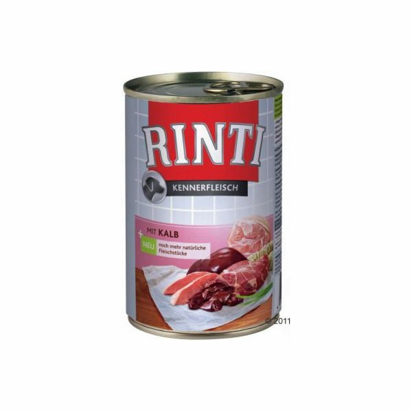 RINTI Kennerfleisch Veal - vlhké krmivo pro psy - 400g