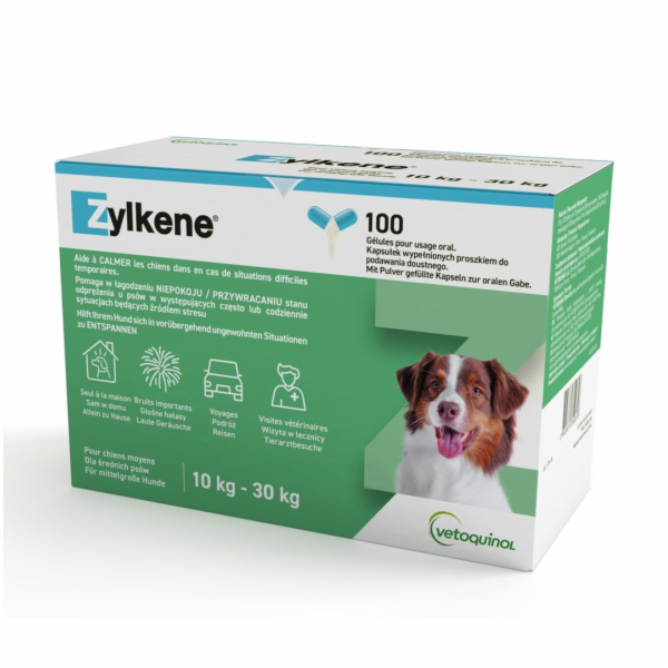 VETOQUINOL Zylkene (10-30 kg) - klidňující tablety pro ps...