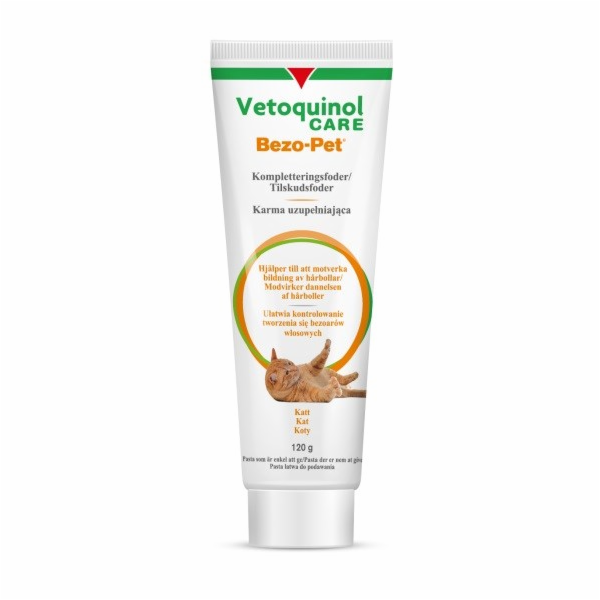 VETOQUINOL Bezo-Pet - pasta proti smotkům srsti pro kočku...